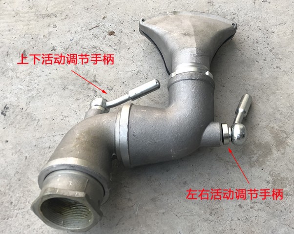 灑水車(chē)萬(wàn)向活動(dòng)三彎前沖加鴨嘴_灑水車(chē)配件